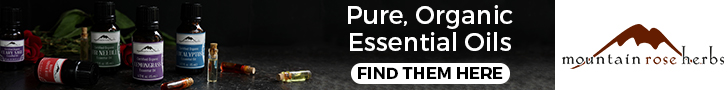 Pure, Organic Essential Oils Banner Ad for Mountain Rose Herbs